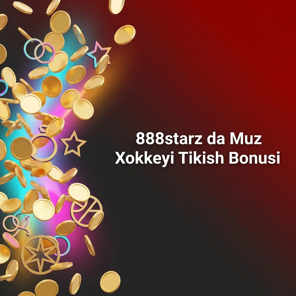888starz birinchi depozitga 100% bonus, max 300 USD, muz xokkeyi tikish uchun, wager 5x, odds 1.40