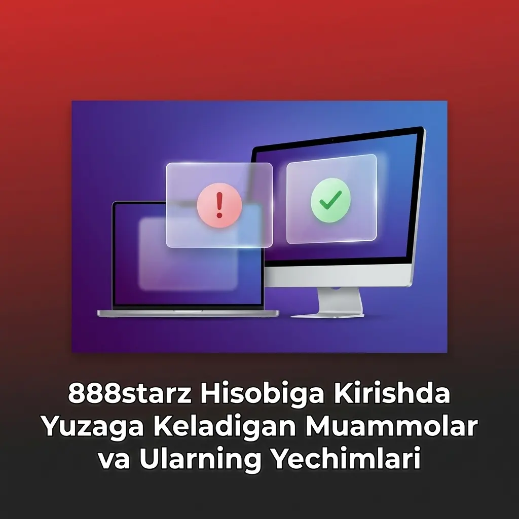 888starz hisobiga kirishda yuzaga keladigan muammolar va ularning yechimlari jadvali