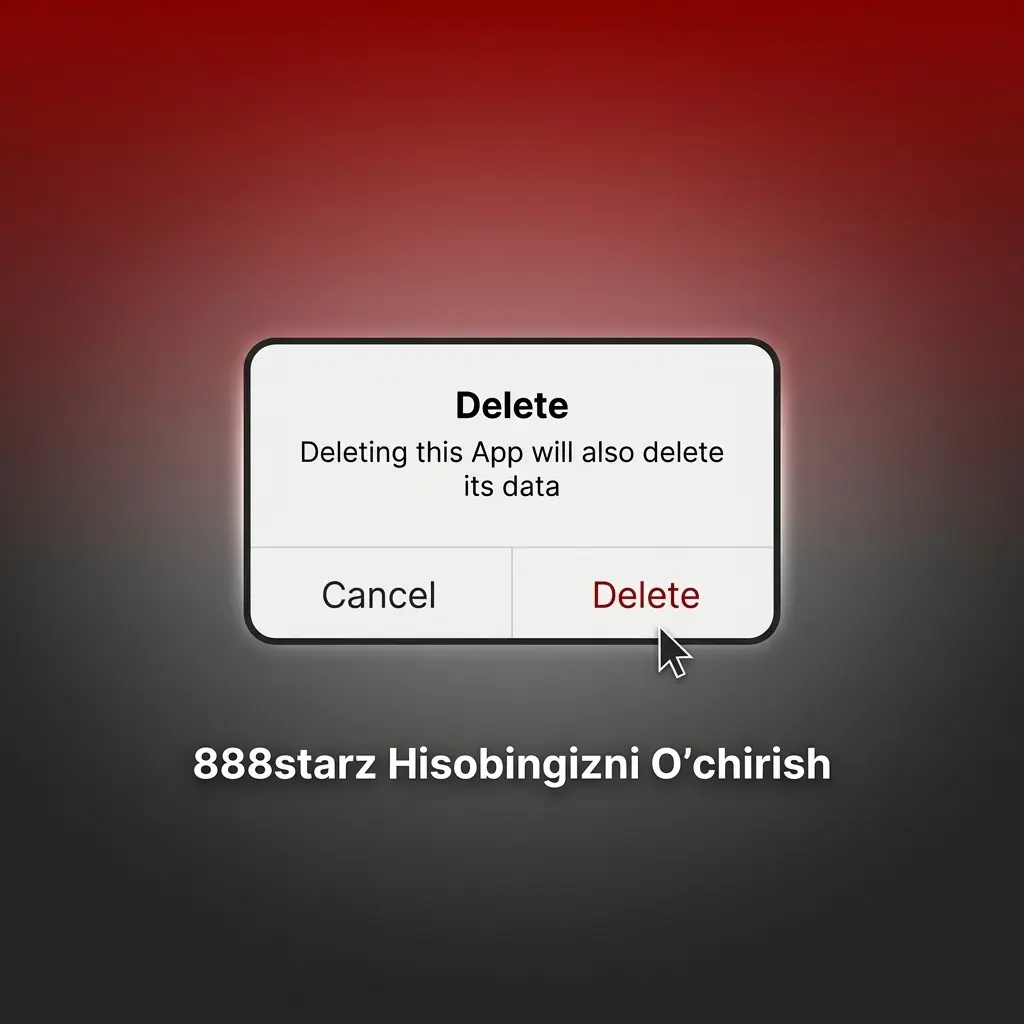888starz hisobini o'chirish: sozlamalar orqali so'rov yuborish va 24 soat ichida yakunlash