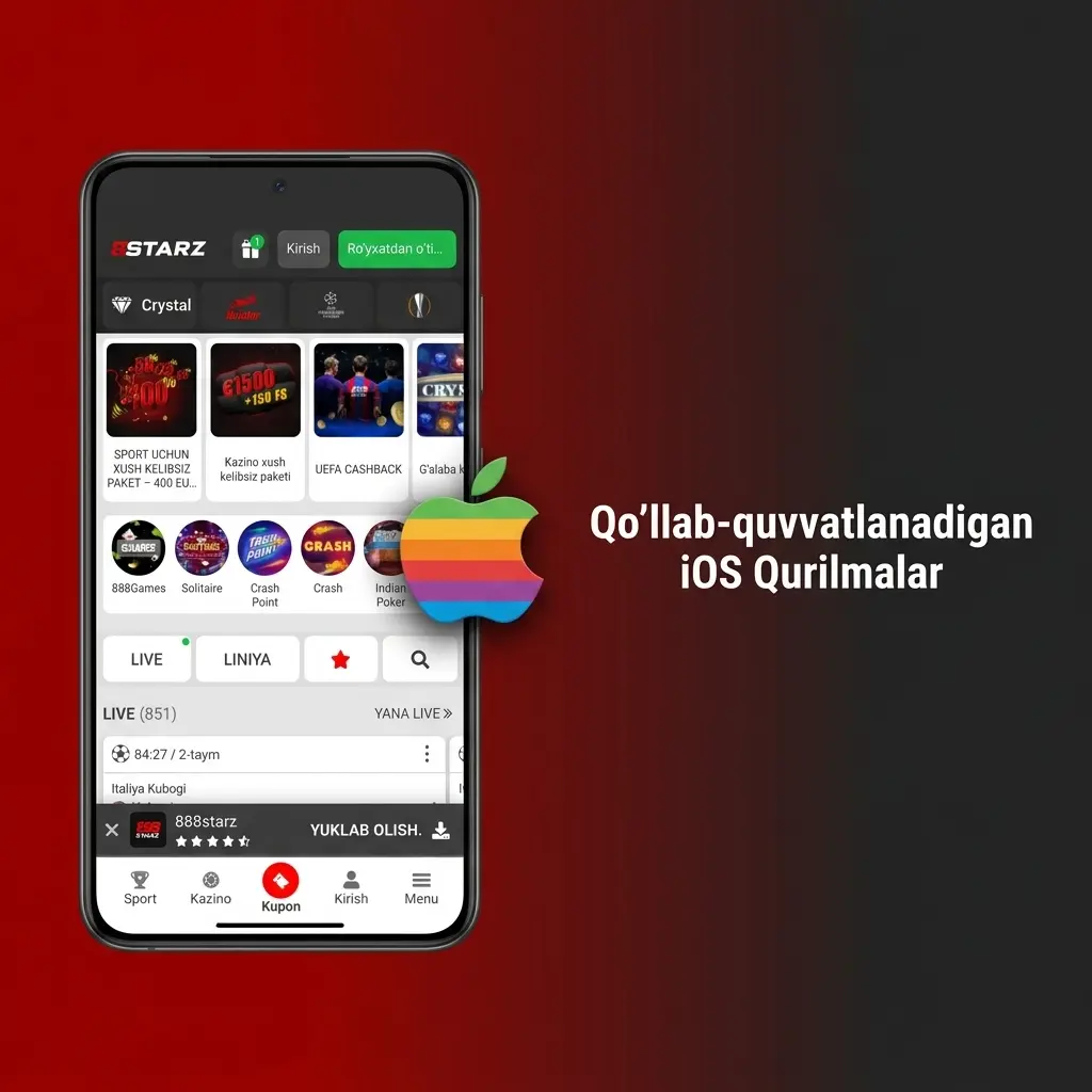888starz PWA ilovasini qo'llab-quvvatlaydigan iPhone va iPad modellari ro'yxati
