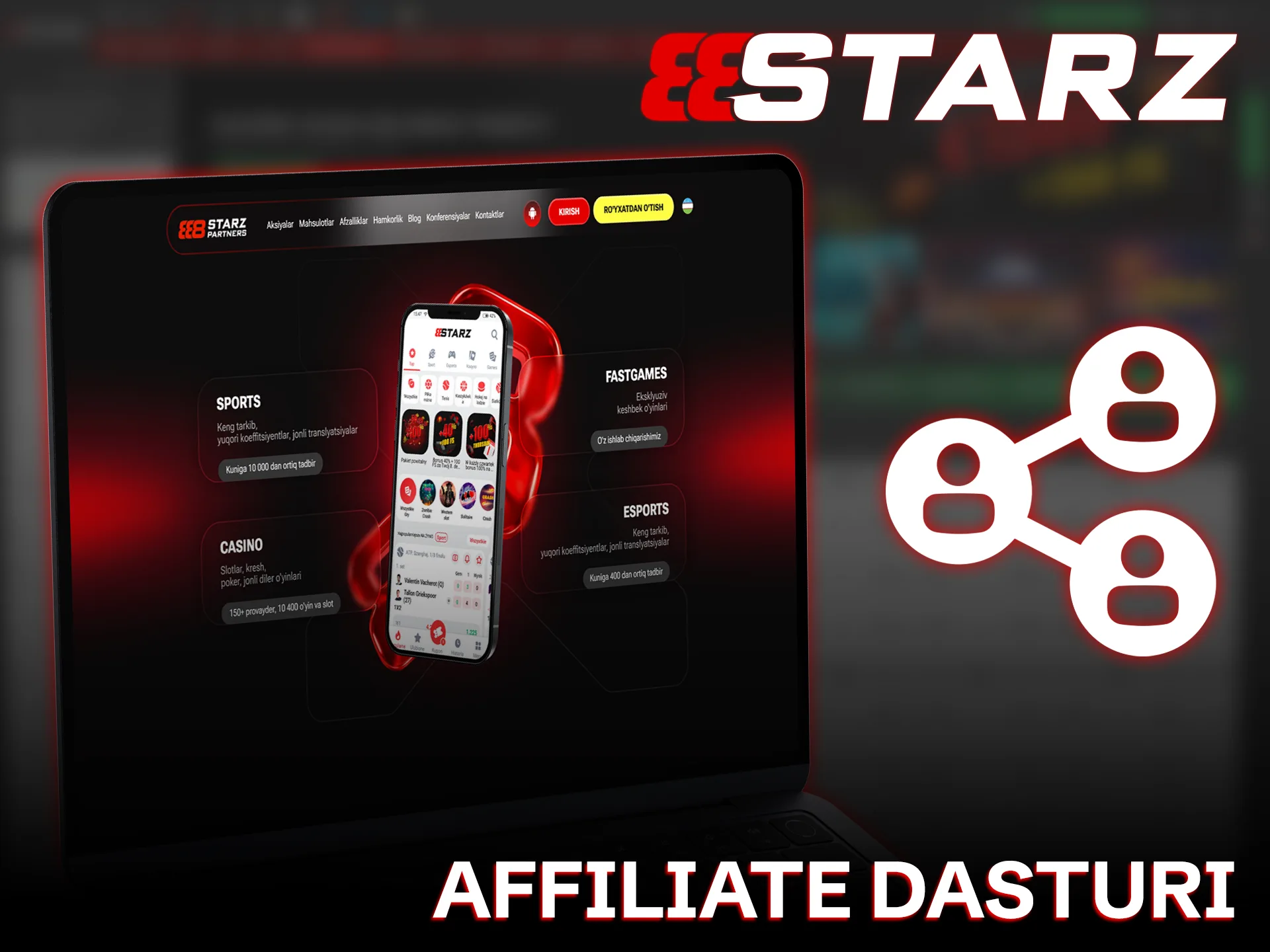 888starz hamkorlik dasturiga qo'shiling va qo'shimcha daromad olishni bugun boshlang.
